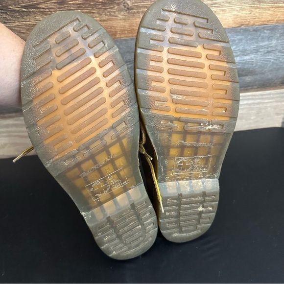 Dr. Martens Mens Brown Leather Distressed Oxfords Lace Up Size US 11 11823 - Picture 11 of 13